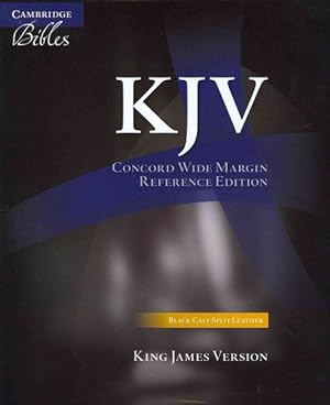 Image du vendeur pour Holy Bible : King James Version, Concord Wide Margin Reference Edition, Black Calf Split Leather mis en vente par GreatBookPrices
