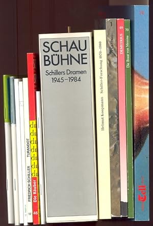 Bild des Verkufers fr I: Goethe, J.W.: Faust. Der Tragdie Erster Teil ( - Zweiter Teil). II: Goethe, J.W.: Faust 1. / Lsch, V. - Seidel, B.: Faust 21. Nach Johann Wolfgang Goethe. III: Schiller-Nationalmuseum: Schau-Bhne. Schillers Dramen 1945-1984. IV: Koopmann, H.: Schiller-Forschung 1970-1980. Ein Bericht. V: Schiller, F.: Turandot. Prinzessin von China. [ - Die Ruber - Don Karlos]. VI: Schiller, F.: Don Carlos. Ein dramatisches Gedicht . . . [- Demetrius oder Die Bluthochzeit zu Moskau - Die Braut von Messina. Ein Trauerspiel - Wilhelm Tell. Schauspiel . . .]. VII: Wendt, E.: Entsetzliche Freiheit, Kabale und Liebe. zum Verkauf von Antiquariat Buechel-Baur