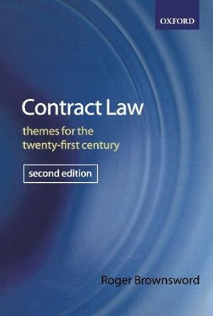 Seller image for Contract Law: Themes for the Twenty-First Century for sale by WeBuyBooks