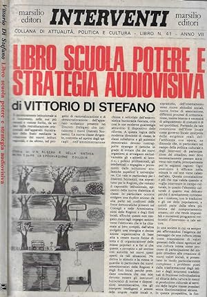 Bild des Verkufers fr Libro scuola potere e strategia audiovisiva zum Verkauf von Biblioteca di Babele