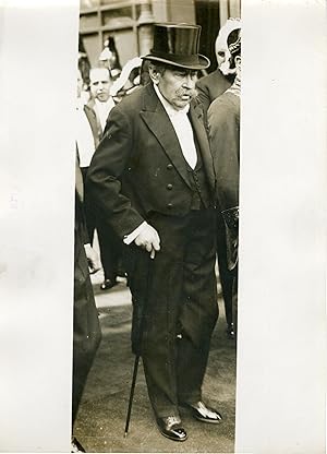 "Mr Aristide BRIAND 9 Janvier 1932" Photo de presse originale G. DEVRED Agence ROL Paris (1932)