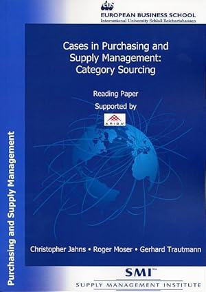 Imagen del vendedor de Cases in Purchasing and Supply Management. a la venta por moluna