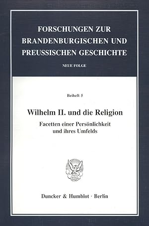 Imagen del vendedor de Wilhelm II. und die Religion. a la venta por moluna