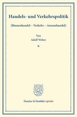 Bild des Verkufers fr Handels- und Verkehrspolitik. zum Verkauf von moluna
