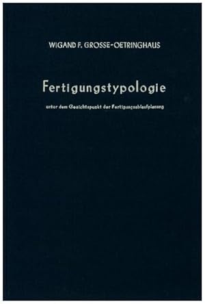 Seller image for Fertigungstypologie for sale by moluna