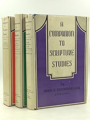 Imagen del vendedor de A COMPANION TO SCRIPTURE STUDIES, Volumes I-III a la venta por Kubik Fine Books Ltd., ABAA