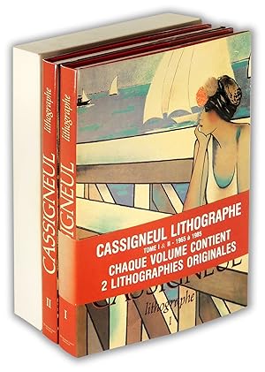 Cassigneul Lithographe Two Volumes