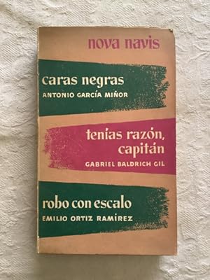 Seller image for Caras negras/Tenas razn capitn/Robo con escalo for sale by Libros Ambig