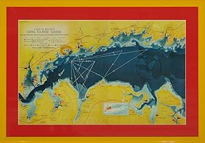 A Map Of Western Long Island Sound Showing Yacht Clubs, Aids To Navigation, And Principal Larchmo...