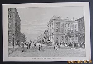 Seller image for Queen Street, at the Edward Street Corner (Brisbane) (1887) for sale by Waimakariri Books and Prints Limited