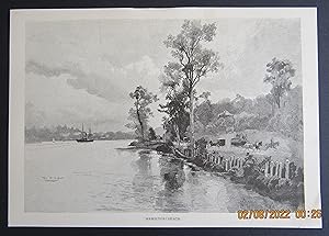 Seller image for Hamilton Reach (Brisbane, Queensland) (1887) for sale by Waimakariri Books and Prints Limited