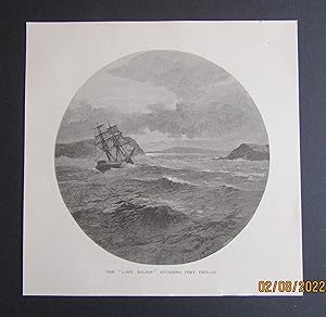 Seller image for The 'Lady Nelson' entering Port Phillip (Victoria) (1887) for sale by Waimakariri Books and Prints Limited