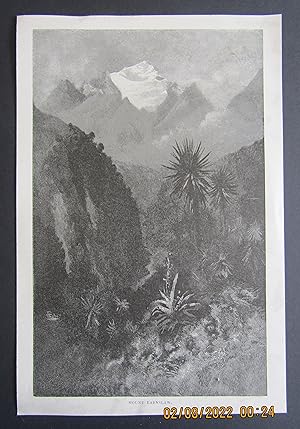 Seller image for Mount Earnslaw ( New Zealand) (1887) for sale by Waimakariri Books and Prints Limited