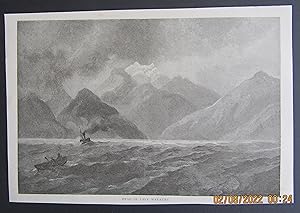 Seller image for Head of Lake Wakatipu ( New Zealand) (1887) for sale by Waimakariri Books and Prints Limited