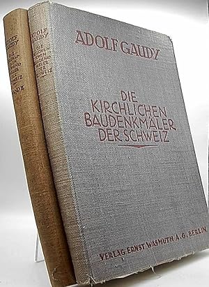 Seller image for Die kirchlichen Baudenkmler der Schweiz. Band 1 und Band 2. for sale by Antiquariat Unterberger