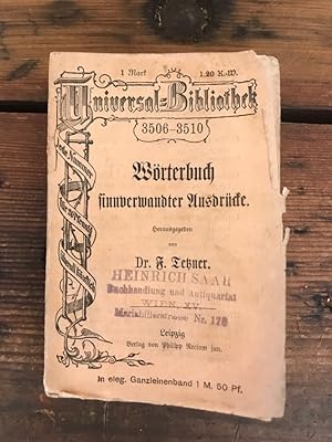 Wörterbuch sinnverwandter Ausdrücke