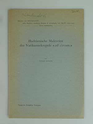 Bild des Verkufers fr Hadrianische Malereien der Vatikannekropole "ad circum". zum Verkauf von Antiquariat Dorner