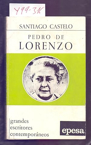 Seller image for PEDRO DE LORENZO for sale by Libreria 7 Soles