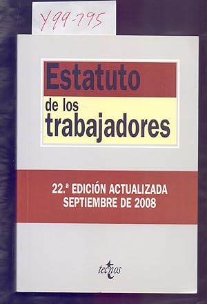 Seller image for ESTATUTO DE LOS TRABAJADORES for sale by Libreria 7 Soles