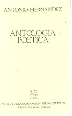 Seller image for Antologa potica . for sale by Librera Astarloa