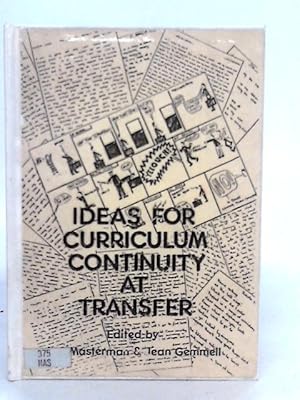 Bild des Verkufers fr Ideas for Curriculum Continuity at Transfer zum Verkauf von World of Rare Books