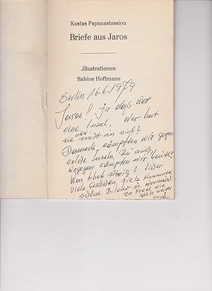 Briefe aus Jaros. (Mit Widmung und Signatur des Autors!). Illustrationen: Sabine Hoffmann.