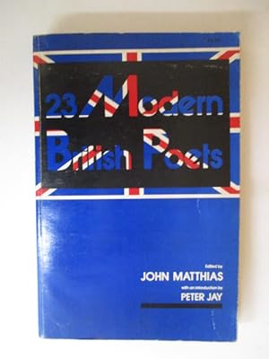 Bild des Verkufers fr Twenty Three Modern British Poets zum Verkauf von GREENSLEEVES BOOKS