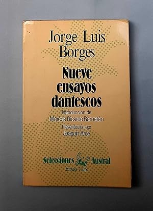 Imagen del vendedor de Nueve Ensayos Dantescos. Introduccin de Marcos Ricardo Barnatn (1946). Presentacin de Joaqun Arce (1924-1982). a la venta por Apartirdecero