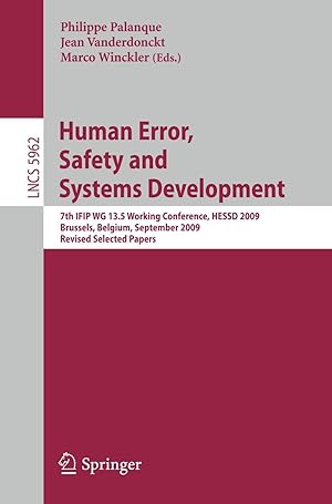Seller image for Human Error, Safety and Systems Development for sale by moluna