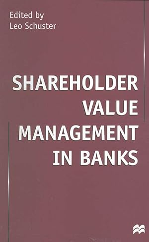 Bild des Verkufers fr Shareholder Value Management in Banks zum Verkauf von moluna