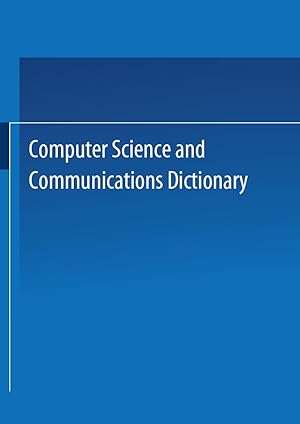 Image du vendeur pour Weik, M: Computer Science and Communications Dictionary mis en vente par moluna