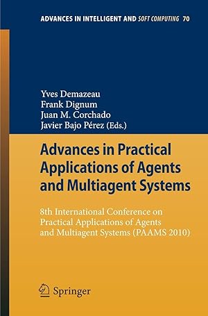 Immagine del venditore per Advances in Practical Applications of Agents and Multiagent Systems venduto da moluna