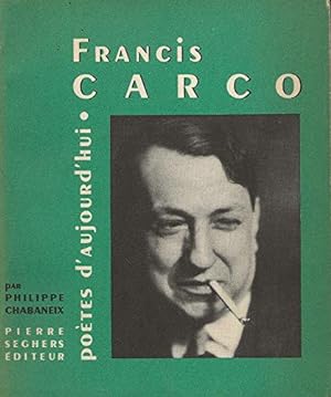Bild des Verkufers fr Francis Carco zum Verkauf von JLG_livres anciens et modernes