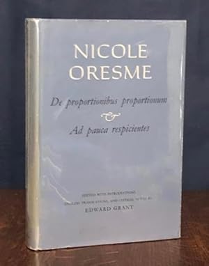 Seller image for De Proportionibus Proportionum and Ad Pauca Respicientes. Edited with Introduction, English Translations, and Critical Notes by Edward Grant. for sale by Moroccobound Fine Books, IOBA