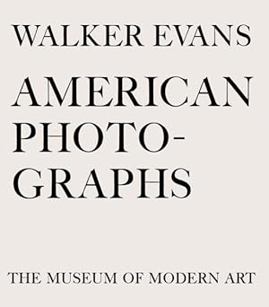 Imagen del vendedor de Walker Evans : American Photographs a la venta por GreatBookPrices