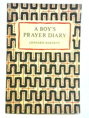 Bild des Verkufers fr A Boy's Prayer Diary zum Verkauf von World of Rare Books
