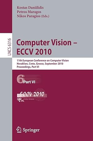 Bild des Verkufers fr Computer Vision -- ECCV 2010 zum Verkauf von moluna