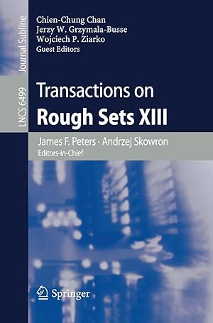 Seller image for Transactions on Rough Sets XIII for sale by moluna