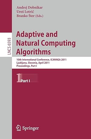 Immagine del venditore per Adaptive and Natural Computing Algorithms venduto da moluna