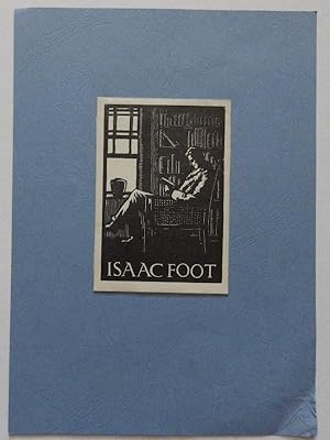 Bookplate of Isaac Foot;
