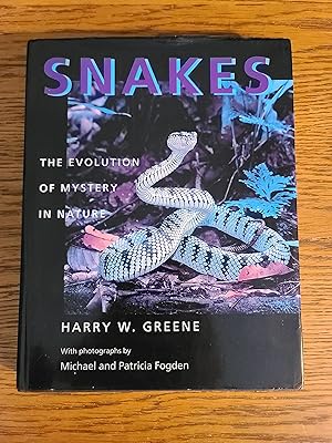 Bild des Verkufers fr Snakes: The Evolution of Mystery in Nature zum Verkauf von Fred M. Wacholz