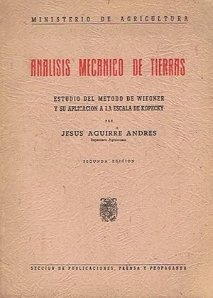 Seller image for ANLISIS MECNICO DE TIERRAS for sale by Librera Torren de Rueda