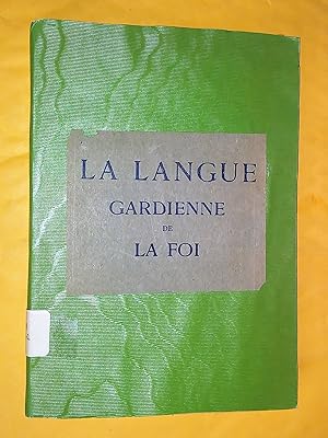 La langue, gardienne de la foi