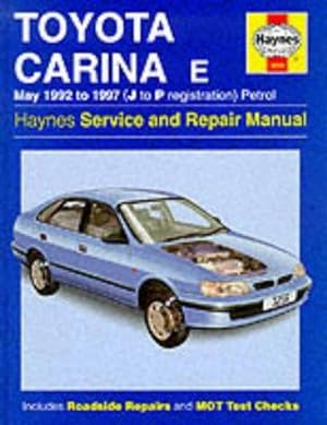 Image du vendeur pour Toyota Carina E Service and Repair Manual (Haynes Service and Repair Manuals) mis en vente par WeBuyBooks