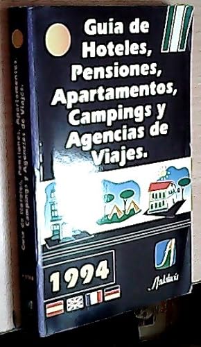 Bild des Verkufers fr Gua de hoteles, Pensiones, Apartamentos, Campings y Agencias de Viajes zum Verkauf von Librera La Candela