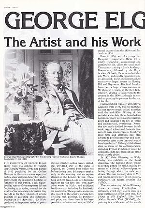 Seller image for George Elgar Hicks, Painter of Victorian Life: The Artist and His Works. An original article from History Today, 1983. for sale by Cosmo Books