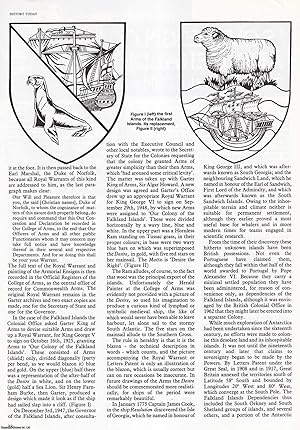 Bild des Verkufers fr Sovereignty and Heraldry: The Case of the Falklands. An original article from History Today, 1982. zum Verkauf von Cosmo Books