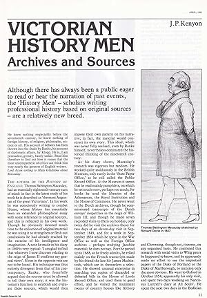 Immagine del venditore per Victorian History Men. An original article from History Today, 1983. venduto da Cosmo Books