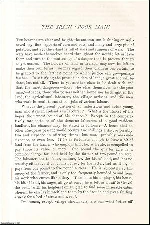 Bild des Verkufers fr The Irish Poor Man. An original article from the Nineteenth Century Magazine, 1880. zum Verkauf von Cosmo Books
