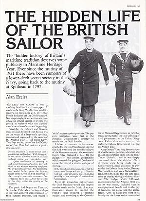 Seller image for The Hidden Life of the British Sailor. An original article from History Today, 1982. for sale by Cosmo Books